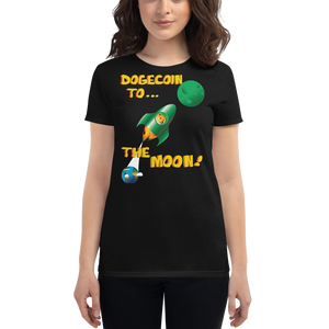 To The Moon - Women's short sleeve t-shirt