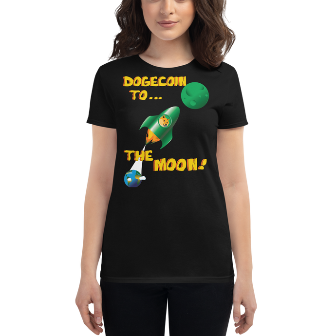 To The Moon - Women's short sleeve t-shirt