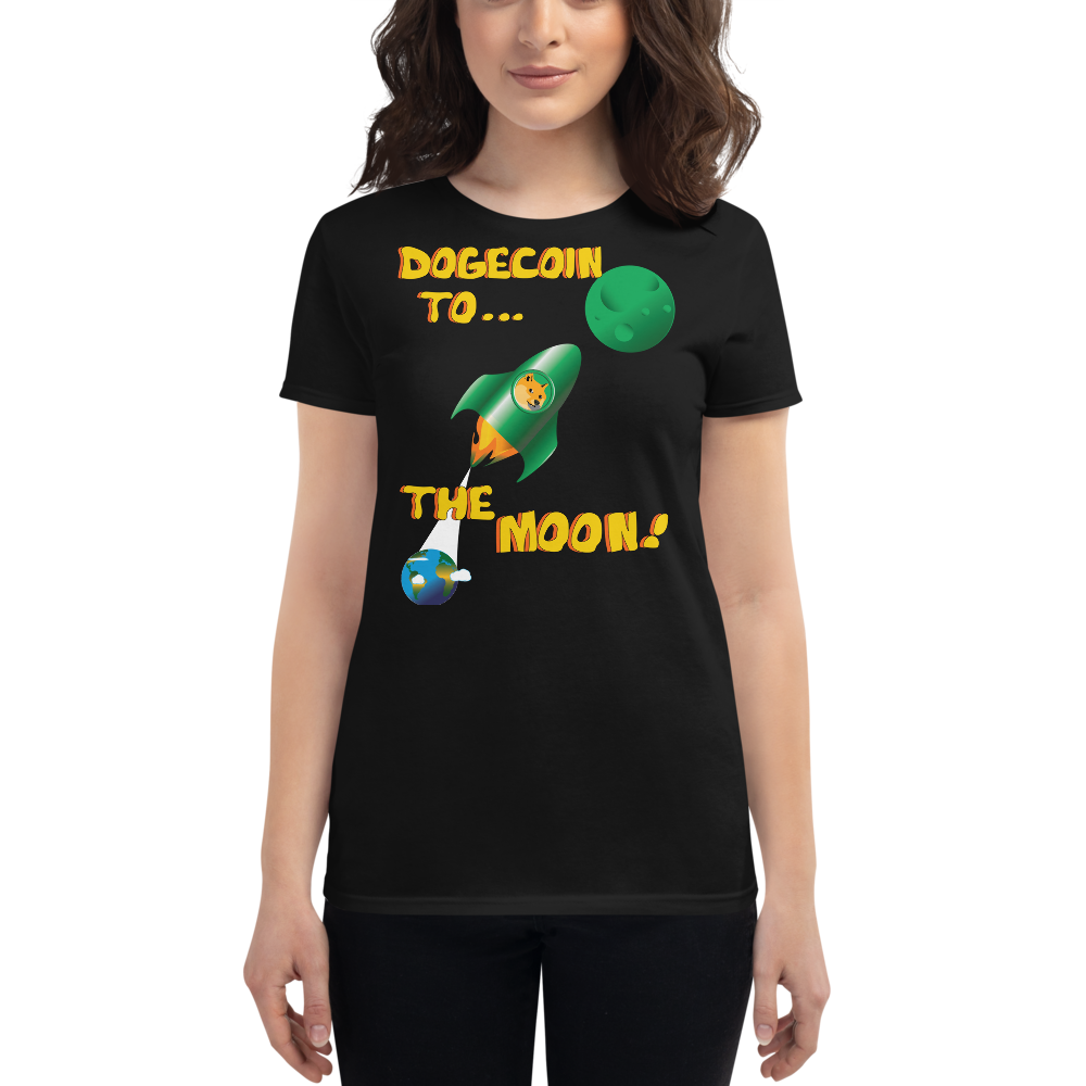 To The Moon - Women's short sleeve t-shirt